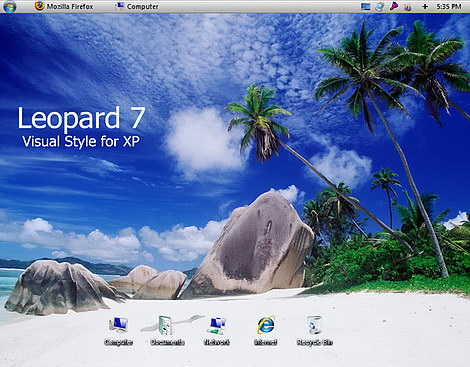 Leopard 7 Visual Style para XP Leopard 7 Visual Style para XP