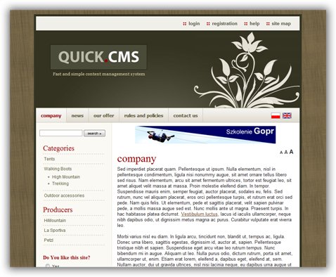 Quick.Cms Ext v2.0 + 2 Bonus Templates