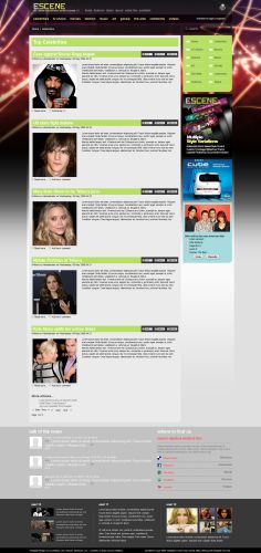 Scene - JoomlaXTC April 09 Template