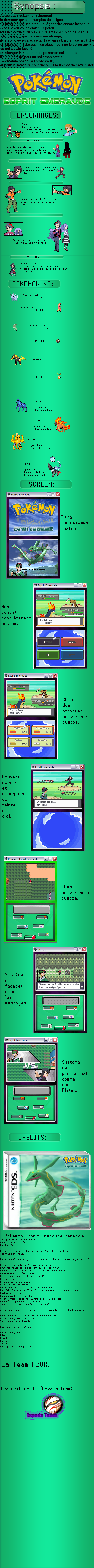 Pokemon: Esprit d'Emeraude / Spirit Emerald